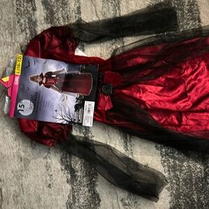 Gothic Vampiress new costume girl Large (10-12) Walmart